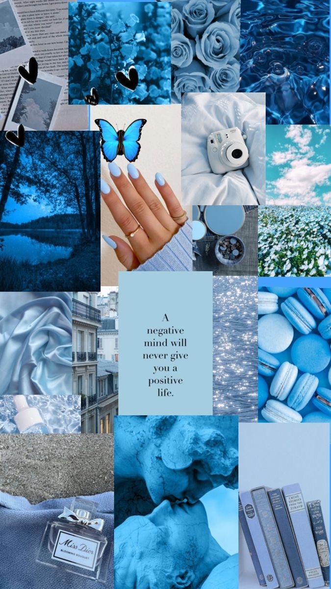 Pretty In Blue Iphone Wallpaper Girly Cool Blue Wallpaper Cute Blue Wallpaper