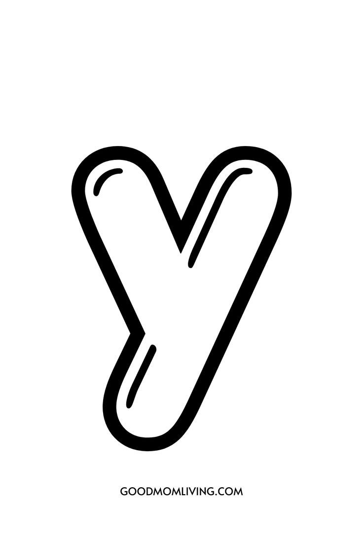 Printable Bubble Letter Y Bubble Letters Alphabet Printable Bubble Letter Y Bubble Letters Alphabet