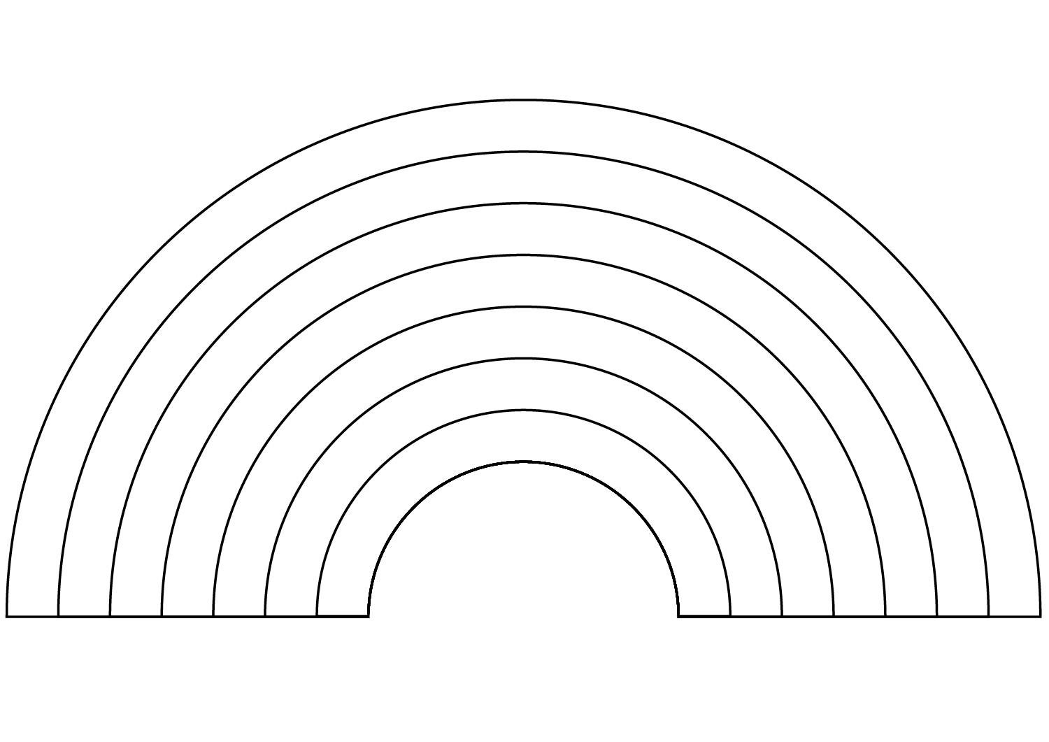 rainbow coloring pages printable free