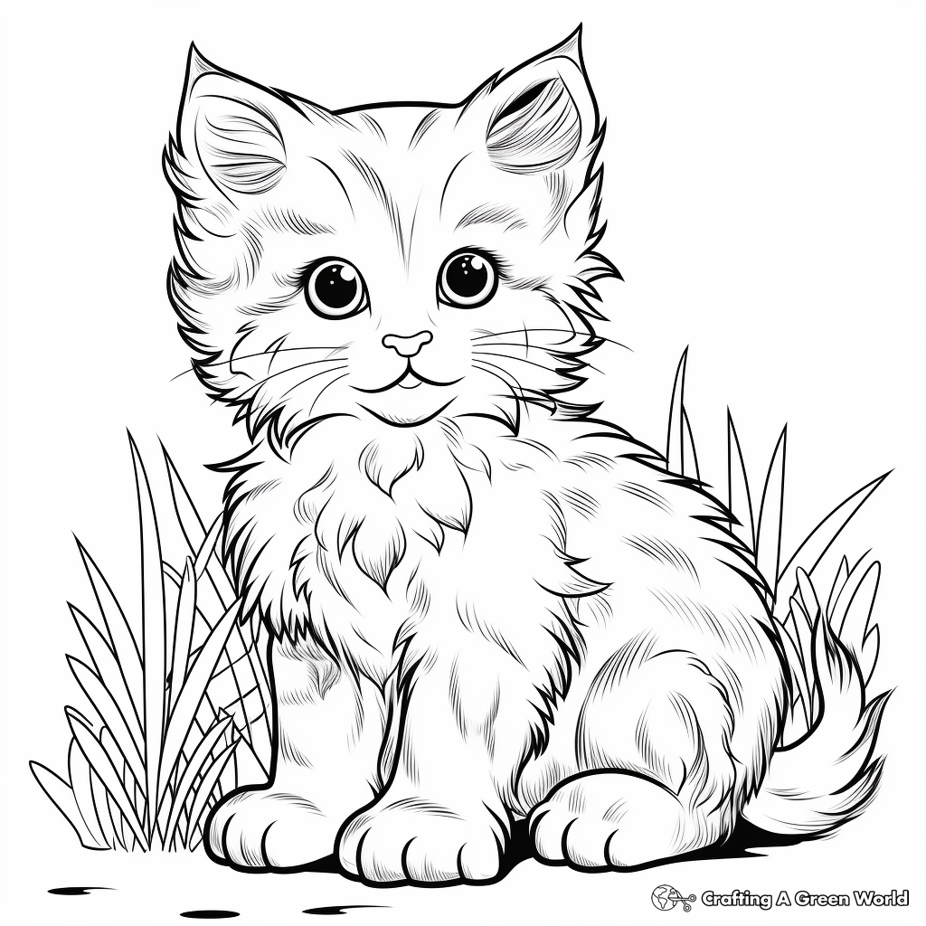 Realistic Coloring Pages Of Cats