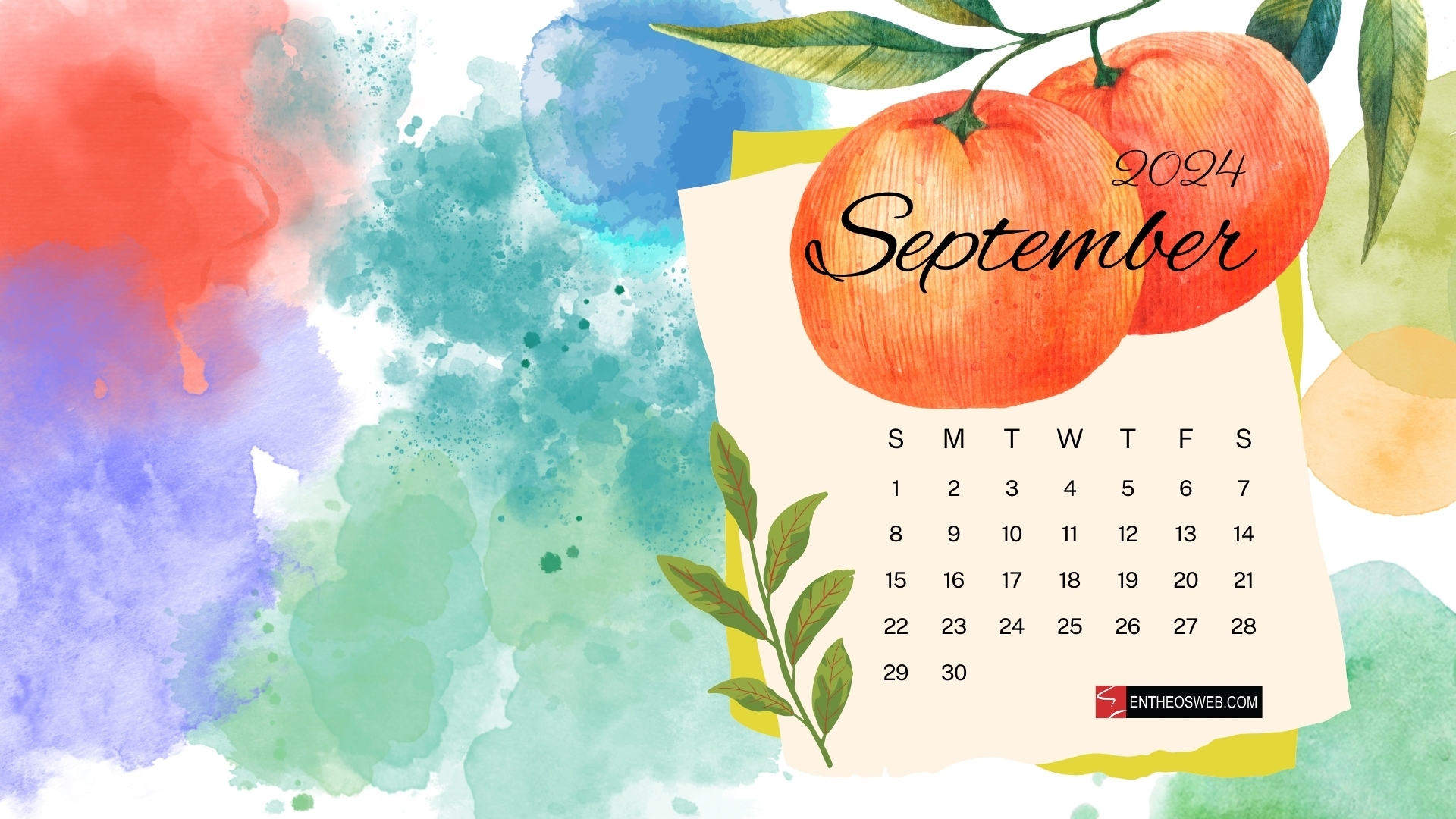 September 2024 Calendar Wallpapers Wallpaper Cave