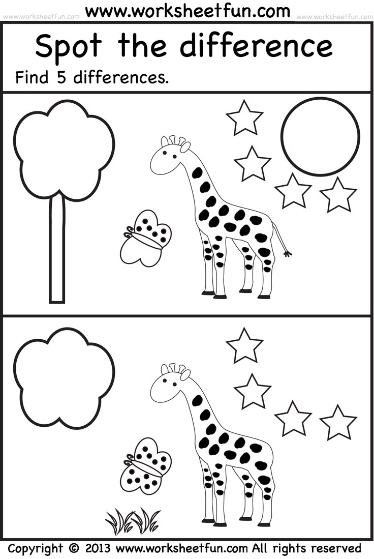 Spot The Difference One Worksheet FREE Printable Worksheets Spot The Difference One Worksheet FREE Printable Worksheets