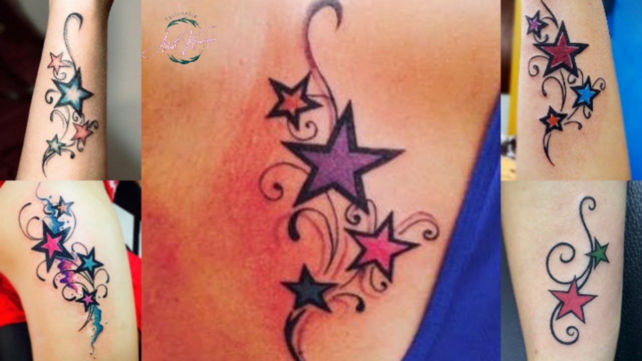 Stars Tattoo Ideas For Women Star Tattoo Designs Star Tattoo YouTube