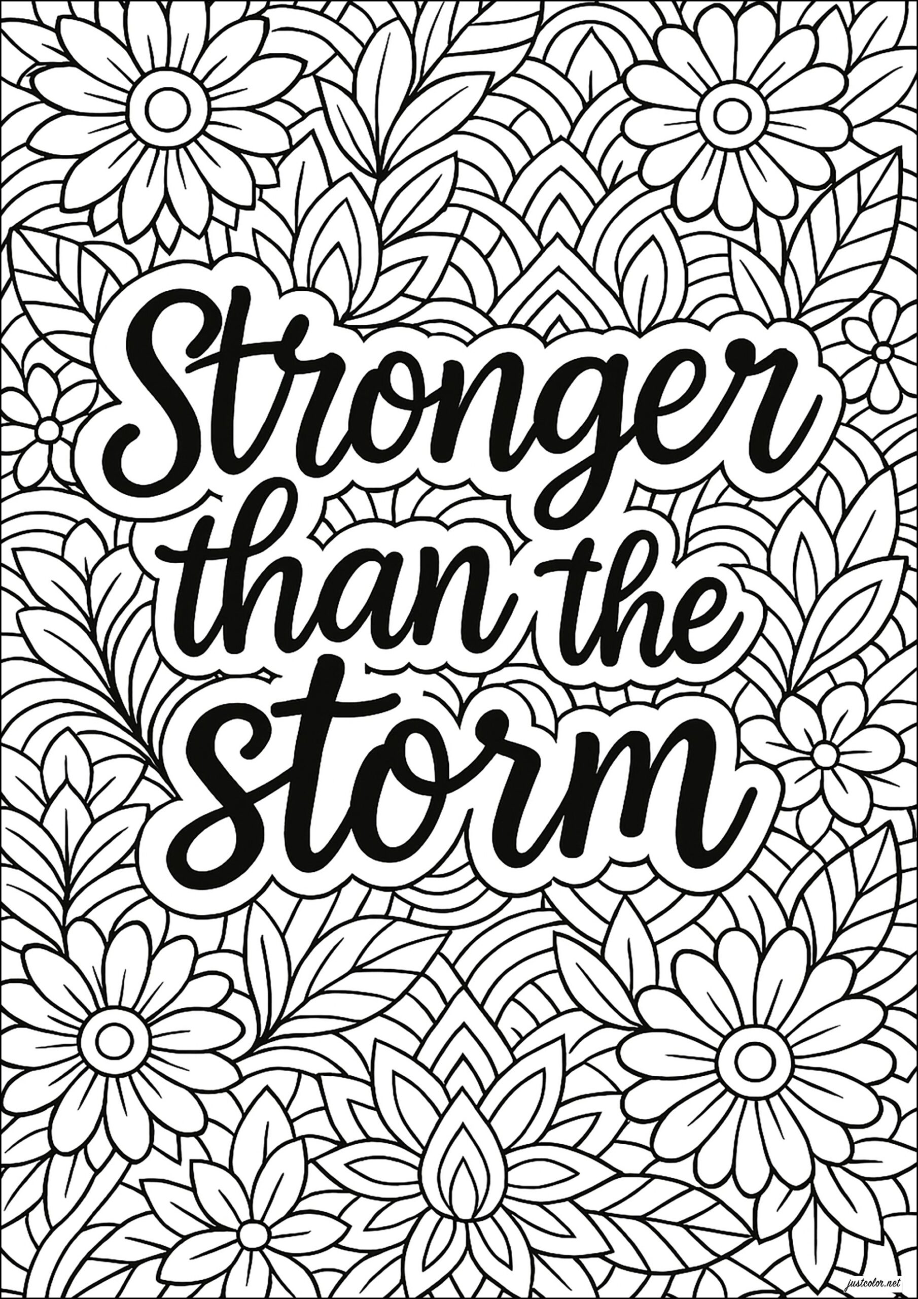 Coloring Pages Inspirational Quotes