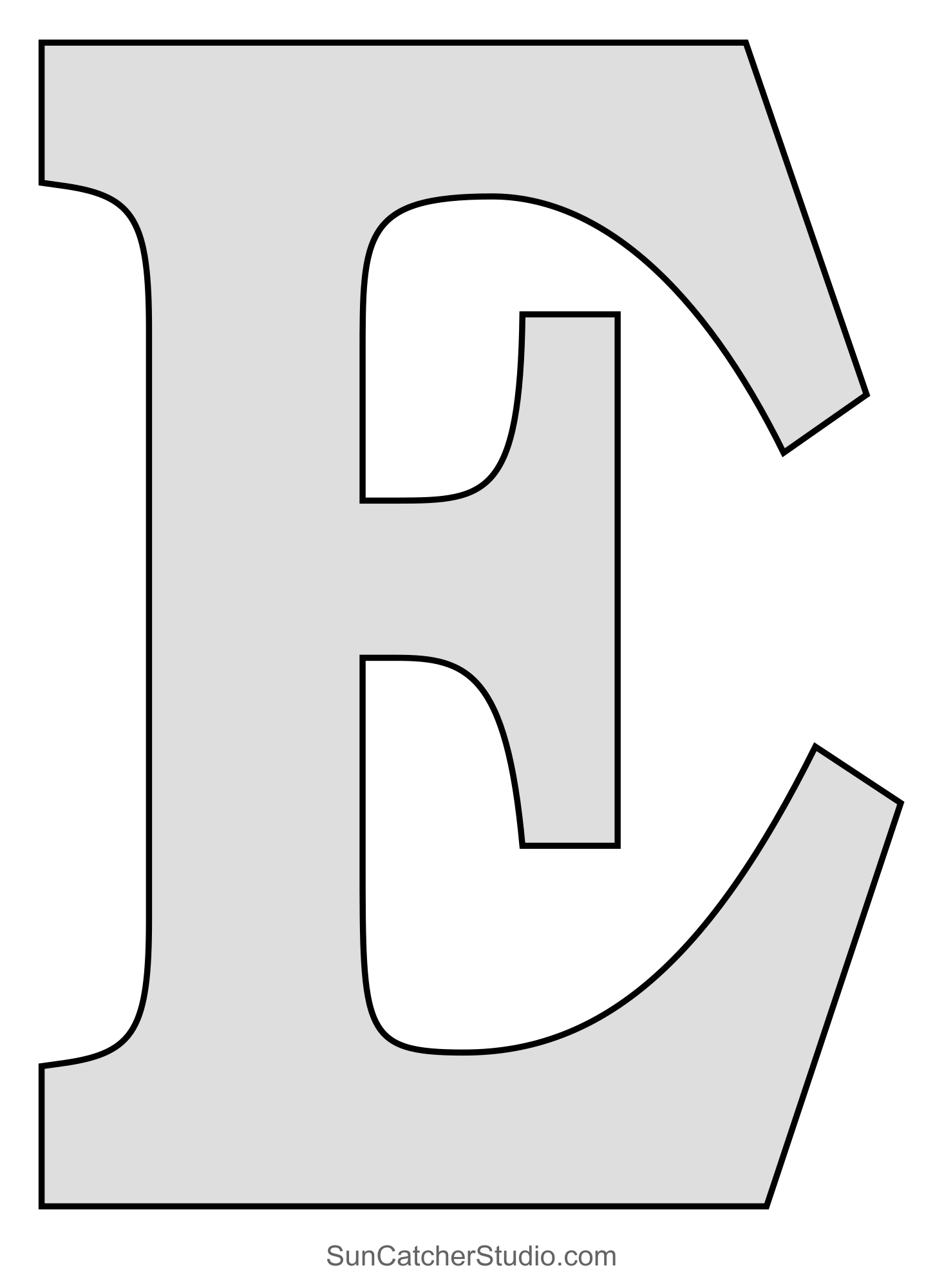 Free Printable Large Letters For Walls Pdf