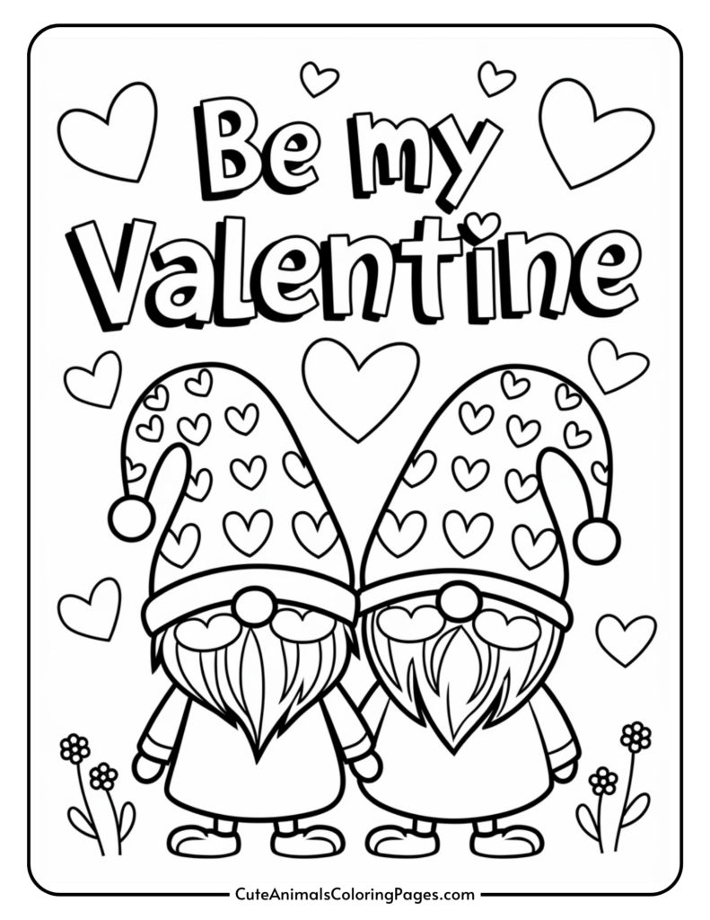 Free Valentine Coloring Sheets