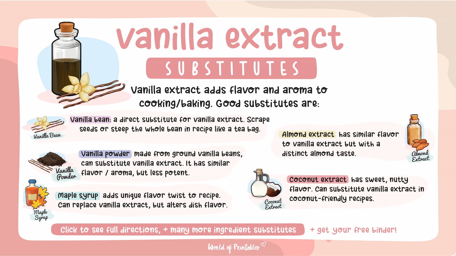 What Can Substitute Vanilla Extract